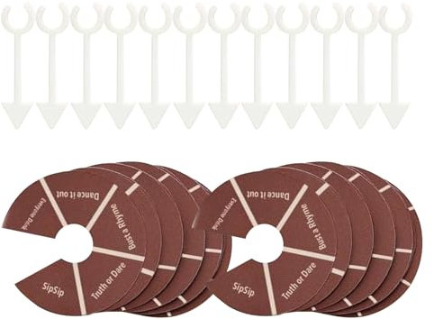 Giochi da Bere per Adulti per Feste | Ruota della per Bere - Coppette Girevoli Riutilizzabili con Ruote Interattive per Coppie