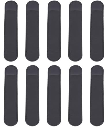jojofuny Custodia Protettiva in Pelle PU per Stilo e Penna Stilografica Set da 10 Pezzi Nero Protezione Anti-Graffio Leggera per Tablet e Penne Touch Accessorio Business e Classico