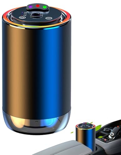 Difusor de Coche - con Iluminación Ambiental, Modos Ajustables y Eliminador de Olores - Fragancia Aromatizante para Vehículos - Para SUV, RV, Sedán, Viaje por Carretera, Hombres, Mujeres, Cumpleaños,