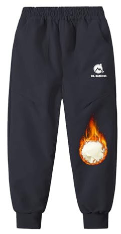 Girls Waterproof Windproof Snow Pants Stain Resistant Alpaca Lined Winter