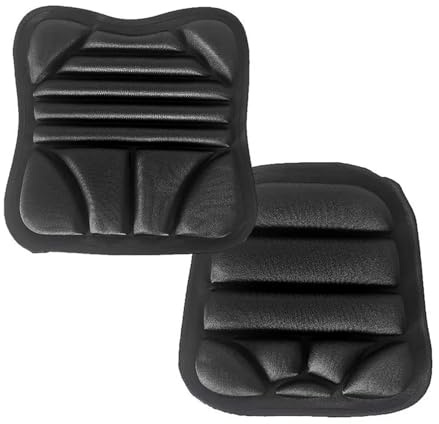 GearDrivex Coprisella Cuscino per sella da moto, 2 pezzi/set, resistente all'acqua e antiurto, protezione per sella con cuscino d'aria