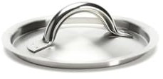 De Buyer - Couvercle en inox brossé PRIM'APPETY - 14 cm - Sans PFAS, Inox 18/10 Durable, Comptabile avec Toute la Gamme PRIM'APPETY, Plusieurs Diamètres disponibles, de 14 à 36 cm, En Inox Brossé