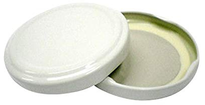 TAPPI VASI VASETTI VETRO CAPSULE BIANCO 500PZ 63 MM IDONEE BOLLITURA PRIMA SCELTA