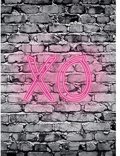 Designwalls 2.0 | XO DD119142 | Stein Tapete für Flur/Diele Badezimmer | Vlies Tapete Pink Schwarz - 1,92 m x 2,6 m
