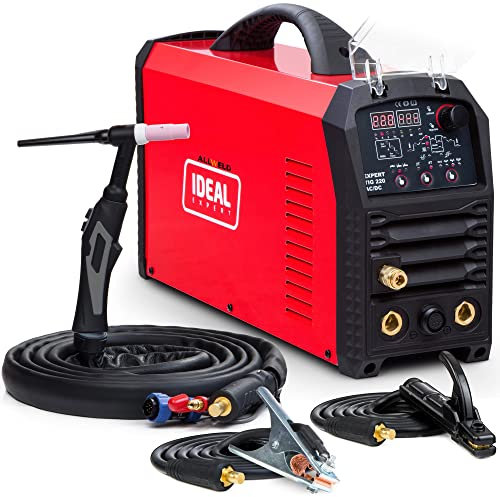 ALLWELD IDEAL EXPERT WIG 220 AC/DC PULSE Schweißgerät WIG AC/DC MMA 230V 50Hz 5-200A, Set zum Auswählen:Solo