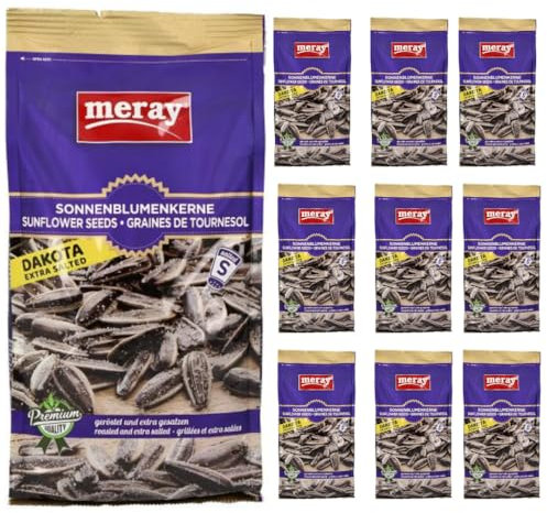 Avec Pufai Grocery, graines de tournesol Dakota extra salées 250 g x 10 pièces
