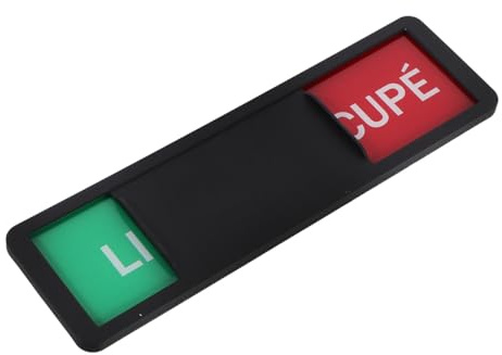 Gatuida Indicateur De Statut De Porte Coulissante Panneau Vacant Occupé Pour Bureau Salle De Réunion Hôtel Et Hôpital Signalisation De Confidentialité Pratique Et Élégante