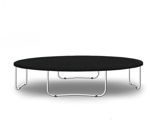 Baunsal® Trampolin Wetterschutzplane Ø 366 cm (WSPH) schwarz Wetterplane Abdeckung für den Winter Abdeckplane Schutzabdeckung Regenabdeckung Schutzplane