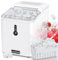 VINATO Machine a Glacons, Machine à Glacons Petite, 9 Glaçons en Seulement 6-8 Minutes, Portatif & Fonctionnement Silencieux, Machines à Glaçons 12kg/24h, pour la Maison/Cuisine/Bar/Camping, Blanc