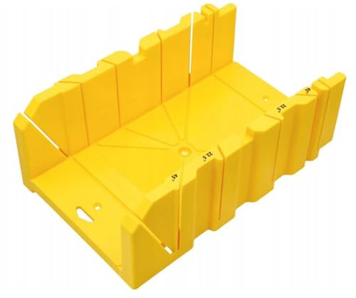 Mitre Box Very Large Multi Angle Cutting Corners Coving Cornice 40cm x 20cm x 12cm