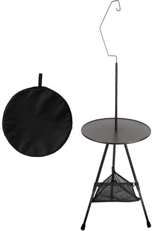 Tavolo pieghevole per campeggio - tavolo portatile e leggero per esterno | Tavolo pieghevole altezza regolabile, attrezzatura multifunzione con escursioni di trasporto, giardino, picnic e spiaggia