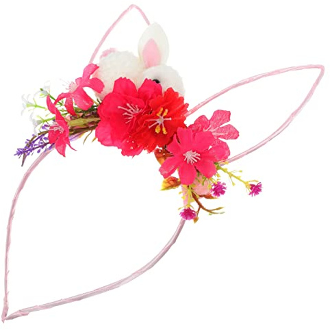 Hemobllo -tête Oreilles De Lapin De Pâques -tête Oreilles De Lapin Décoration De Fête De Pâques Pour Fille