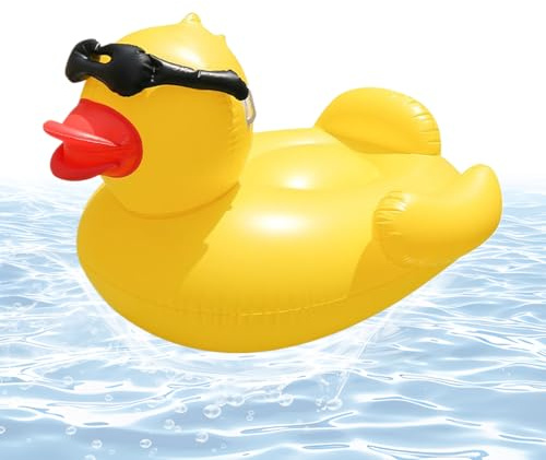 Ente, Schwimmer, Ente, Pool, Schwimmring, Stuhl, Boot, Wasserspielzeug für Erwachsene, Jugendliche, Garten, See