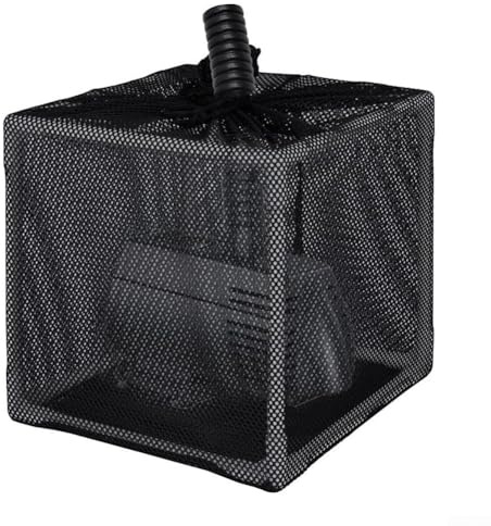 Boîte de filtration de bassin avec sac filtrant et support, kit de jardin d'eau extérieur de 25,4 cm pour fontaines, accessoires