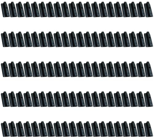 100Pieces Practical Decking Clip 6mm Fasteners for Terraces Boards Hide T Systems Includes Screws Decking