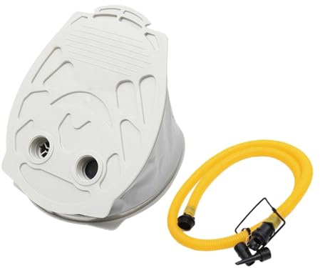 Milageto Bomba de pie de Alto Volumen, Ligera, con Manguera, inflador Compacto, Bomba de Aire de pie para Globo de Tubo, Juguete Inflable para Piscina Infantil