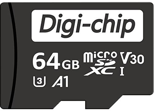 Digi-Chip 64GB Micro SD Memory Card for Samsung A17 A27 F17 A07 M36 Phones | Compatible phone storage, UHS-1, 4K recording, photos videos music and file storage