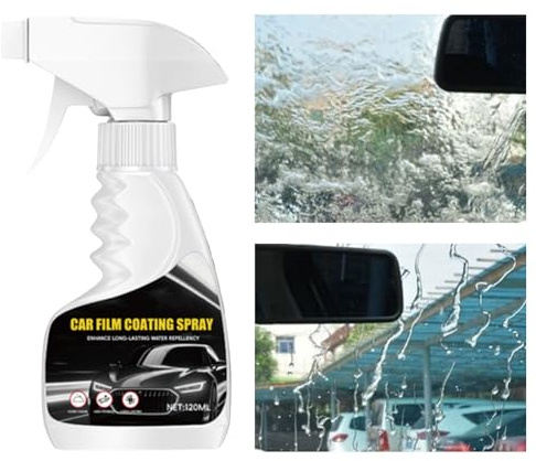 Spray Revêtement Voiture | 120ML Agent Nettoyant Hydrofuge,Imperméable Anti-Buée Nettoyant Pare-brise,pour Protection Brillance Nettoyage SUV Camion Phares