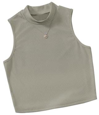Toochki kort t-shirt för kvinnor, sportskjorta av bomull med ståkrage och ståkrage, Mörka pister, M