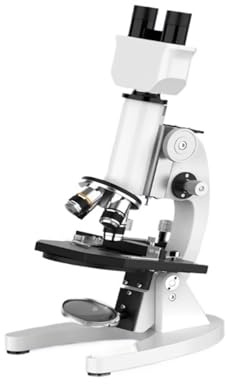 Microscope de Poche Kit de Microscope binoculaire composé for Enfants et Adultes, avec éclairage d'appoint, for expériences scientifiques Portable