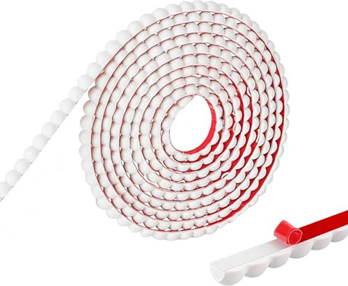 3 m di listelli decorativi flessibili autoadesivi, bordura in PVC per carta da parati, listelli decorativi autoadesivi in PVC per pareti, cornici per soffitti, listelli flessibili per cornici per