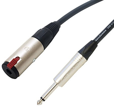 Tour Grade Van Damme SPEAKER Mono Jack Extension Socket Lead 2x1.5mm Conductor Size. AMP CAB Cable (40m)