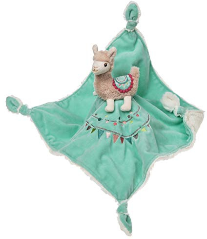 Mary Meyer Baby Lily Llama Character Blanket 13x13