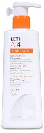 Leti At-4 Gel Baño 250Ml Atopicas