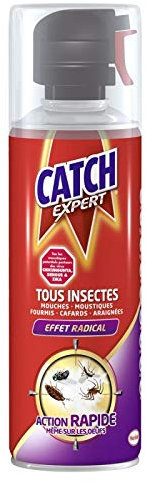CATCH - Aérosol Tous Insectes Volants Et Rampants 400Ml - ( Lot De 3 )