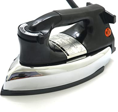 VITASUNHOW Dry Iron, No Steam No Holes, 9 Ft Cord, Non-Stick Soleplate, Overheat Safety Protection, Professional Electric Iron for Clothes & Industrial (Heavyweight （2.2kg))