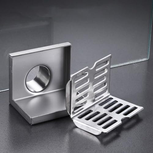 Zoegneer Bodenablauf, Edelstahl-Bodenablauf für Badezimmer, Küche, Pool, Balkon, Garage, Keller, 100 mm x 100 mm (75 Röhren)