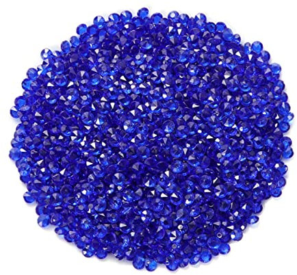 Ciieeo 2000stücke Transparente Acrylkristalle Streukristalle Für Tischdeko Hochzeit Brautparty Dekoration Vasenfüller Bastelkristall Acryl-Strass Kristallzubehör Bastel-Strass