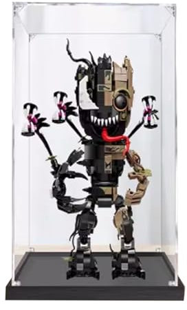 Acryl-Vitrine für Lego 76249 Groot, staubdichte transparente Vitrine, Modell-Sammler-Vitrine (Modell nicht im Lieferumfang enthalten) (3 mm)