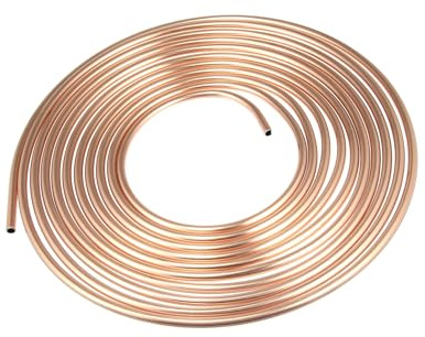 A ABSOPRO 5/16 Voiture Frein Ligne Tube 25 pieds Tube Bobine pour Véhicule Cuivre Ton Remplacement d'article