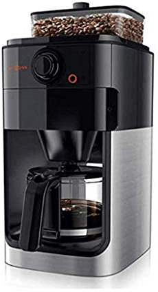CVNIMV Cafetière à Filtre de 10 Tasses, Machine à café Automatique à moudre et à Infuser avec Moulin à café à meules intégré