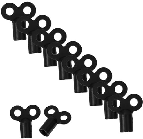 AUTSUPPL 10pcs Radiator Bleeding Key Metal Utility Keys Fit for Heater Air Vent Exhaust Valves Radiator Bleed