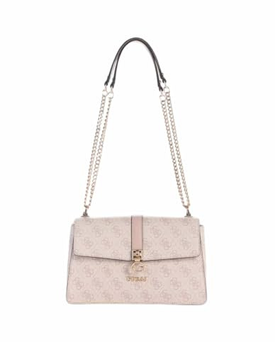 GUESS Zamira Convertible Xbody Flap Bag Orchid Logo