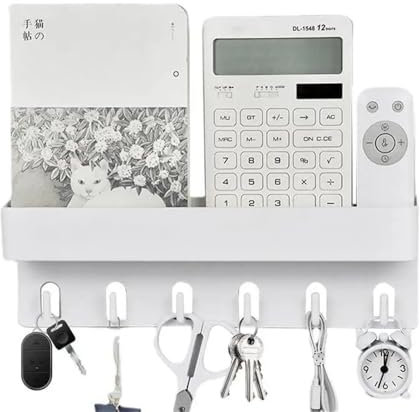 Lizhuzhuzs28 Hakenleiste Wand-Bauernhaus-Haken, Briefhalter, Aufbewahrungsregal, Küche kleiderhaken