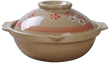 GLETSF Cazuela De Barro Olla De Barro para Guisar Cazuela De Cerámica para Cocinar - Duradera, Resistente Al Frío Y Al Calor, -700 Ml500 ml