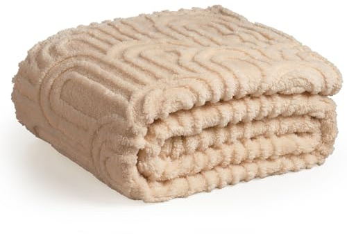 Kuscheldecke Flauschig für 4 Jahreszeiten, Wohndecke, Weiche Fleecedecke, Für Bett und Couchdecke Sofaüberwurf Gemütlicher, Blanket Mikrofaser Tagesdecke, Warme Sofadecke (Khaki, 150 * 200cm)