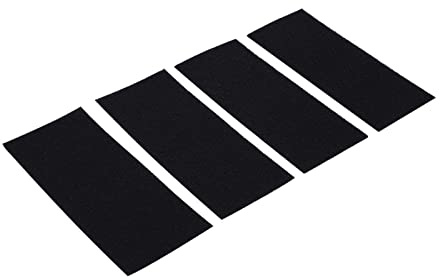 4 Piezas Filtros de Esponja de Carbono de Repuesto, Filtros de Repuesto para Purificadores de Aire Acondicionado Esponja de Espuma de carbón Activado para Cocina casera