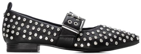 XTI - Bailarina Mujer Negro - Calzado Cómodo y Versátil - Moda Casual - Modelo 14426401 (Talla 39)