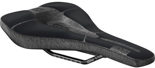 SQLab MTB Sattel ClipOn 6OX Infinergy ERGOWAVE Active 2.1, Fahrradsattel für Mountainbike, schwarz