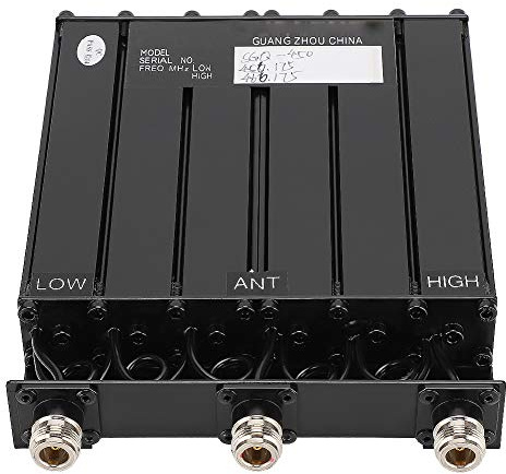 Denash InstalacióN Simple de Duplexer Repeater de 25W UHF para Dispositivos de ComunicacióN Inalámbrica en Comunidades N/A