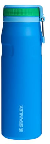 STANLEY 1913 IceFlow Bottle Twist Flip 0.7L - Azure | Kühlt 17 Std. - 4 Tage eisgekühlt - Auslaufsicher - BPA-frei - Spülmaschinenfest
