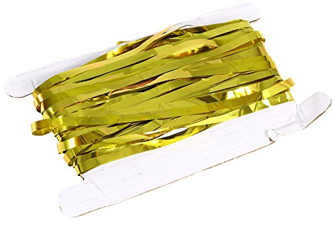 para la decoración de la fiesta, para reutilizable, para la cortina de la franja de tinsel de aluminio, para la casa de la fiesta de bodas de cumpleaños. (2m)