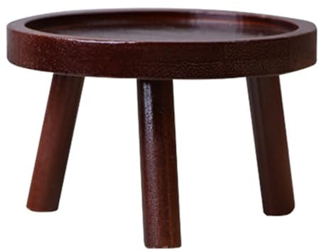 Genérico for Plants - Phoebe Zhennan Wood Construction, Potted Stool | Heavy Duty Stool, Load Limit 50kg, Brown Plant Rack | Indoor Gardening Gift b
