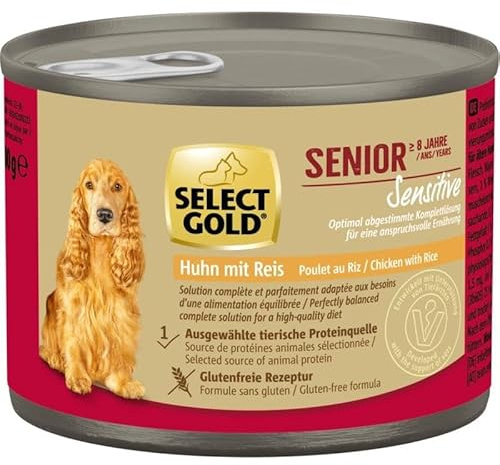 Select Gold Sensitive Senior Huhn & Reis 6x200g
