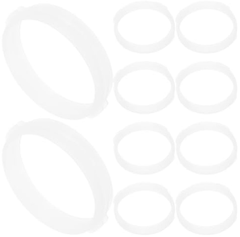 SHINEOFI Anneaux de Tunnel en Plastique Blanc Accessoires Pratiques de Remplacement 10 Pièces pour Cage à Hamster pour Petits Animaux, pour DIY en Extérieur