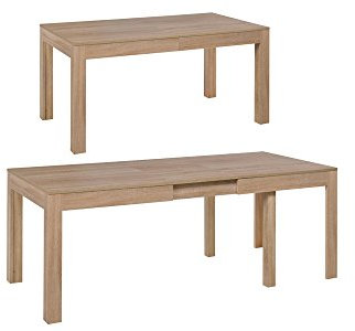 MPS groß praktisch Tisch WENUS 160-300x90x76cm Eiche Sonoma 4-12 Personen Esstisch mit ausziehbarer Tischplatte auf 300 cm